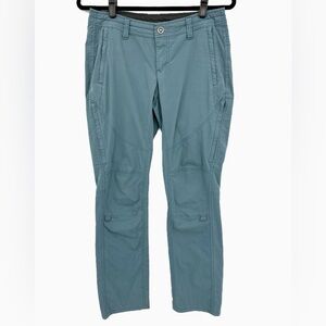 KÜHL Women’s Outdoor Roll-Up Hiking Pants – Size 4 Short – Blue Green